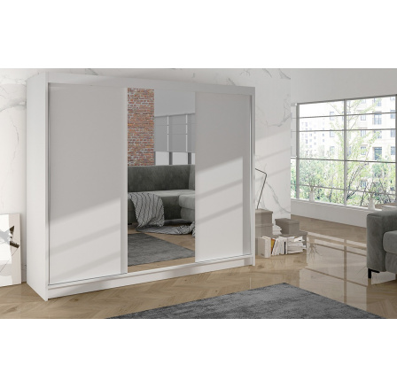 Skříň Debora I 200 - bílá