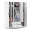 Šatní skříň ROMEO 160, Bílá