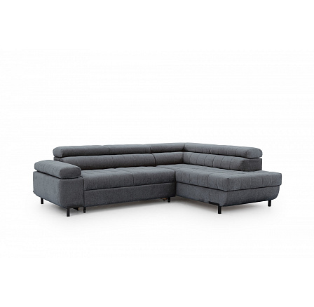 Rohová sedačka Tyrion L s funkcí spaní / Ditra New 15 / pravá strana