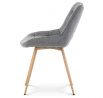 Jídelní židle, šedá, látka, CT-394 GREY2