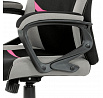 Dětská židle, houpací mechanismus, růžová látka, KA-L611 PINK