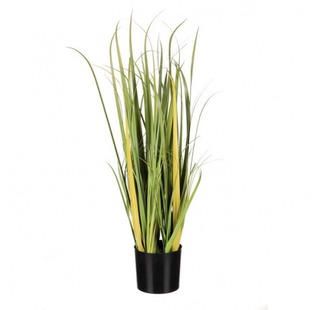 Tráva umělá - v černém plastovém obalu, zeleno-žlutá Tráva umělá - v černém plastovém obalu, zeleno-žlutá