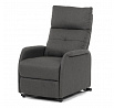 Polohovací křeslo, elektrické kabelové ovládání, šedá, látka, TV-5482 GREY2