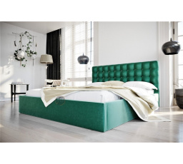 Postel LOFT - 140x200, Rošt v kovovém rámu s písty
