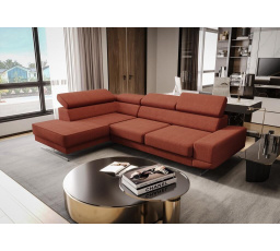 Rohová sedací souprava MILANO I - hnědá , levá