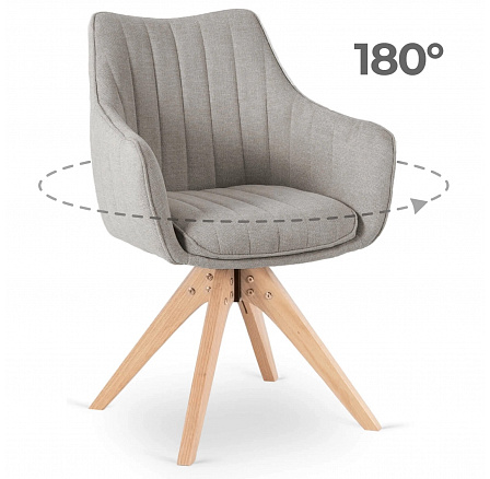 Otočná židle LEMON Šedá