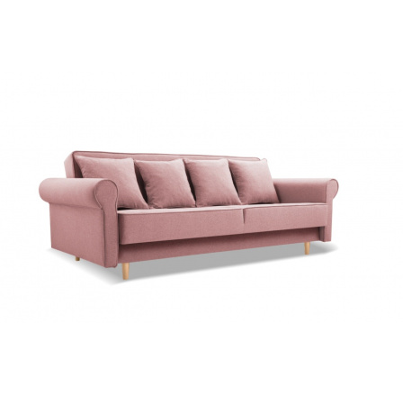 Pohovka rozkládací KRYSTYNA Růžová, Norn 52