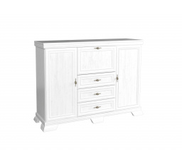 Komoda KORA 2 KK6-P Plné dvířka, Sosna Andersen