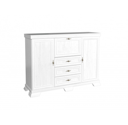 Komoda KORA 2 KK6-P Plné dvířka, Sosna Andersen