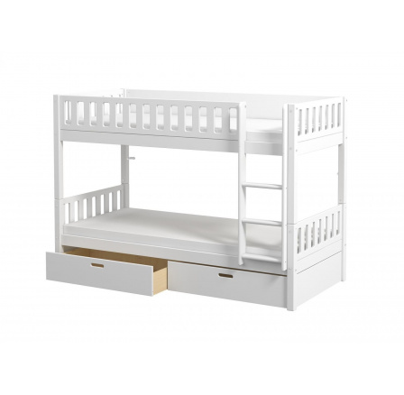 Patrová postel s úložným prostorem Viggo bílá