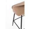 Barová židle H96, Béžová/Černá