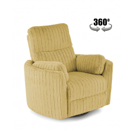 PEGAS relaxační křeslo hořčicové (1p=1ks)