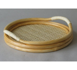 Ratanový tác kulatý vzhledové vady