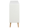 Komoda Lowell s 6 zásuvkami bílá