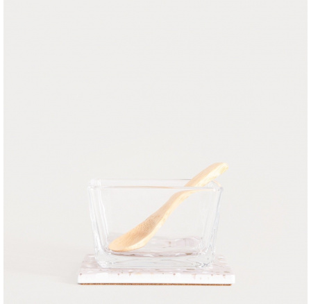 TERRAZZO servírovací sada s čtvercovou miskou 3 ks 743092