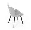 Jídelní židle, šedá, látka, HC-462 SIL2