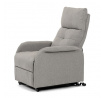 Polohovací křeslo, elektrické kabelové ovládání, krémová, látka, TV-5482 CRM2