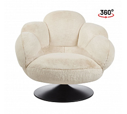 Otočná relaxační křeslo tk. futerková béžový FR8-FXJG