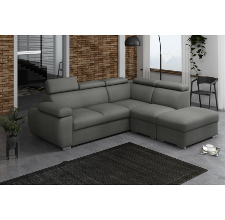 Rohová sedací soustava Bodie V pravá šedá Rohová sedací soustava Bodie V pravá šedá