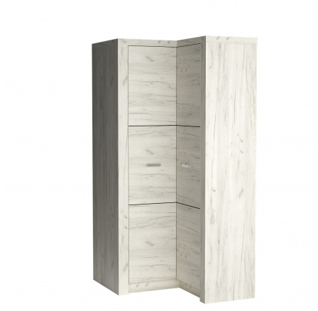 Skříň INDIANAPOLIS I14 Kraft bílý strana Skříň INDIANAPOLIS I14 Kraft bílý strana