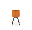 Jídelní židle K332 VELVET, Skořicová/ Bluvel 4215/Černá