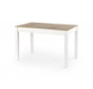 Jídelní stůl MAURYCY, dub sonoma/bílý