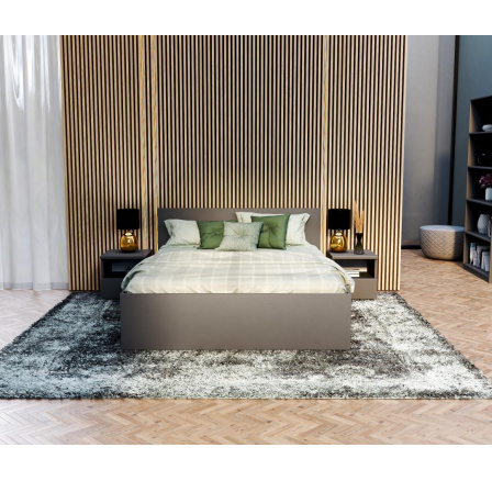 Jednodílná postel PANAMA, barva: šedá - 180 x 200 Jednodílná postel PANAMA, barva: šedá - 180 x 200
