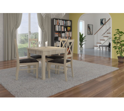 Sada stůl s židlemi RODOS 38 Sonoma