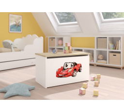 Truhla na hračky DARIA White+Sonoma
