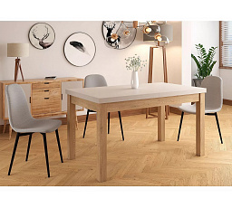 Jídelní stůl PRESTO, Kašmír/Dub Cremona Torro