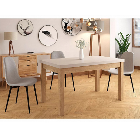 Jídelní stůl PRESTO, Kašmír/Dub Cremona Torro