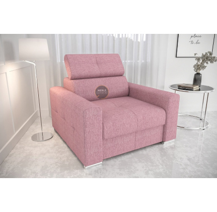 Křeslo MARGO 110 cm - růžová