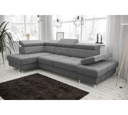 Rohová sedací souprava GALAXY MINI 170x280 - šedá , levá