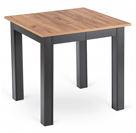 Stůl BEN Rozkládací 80-200 cm Dub Craft/Černý