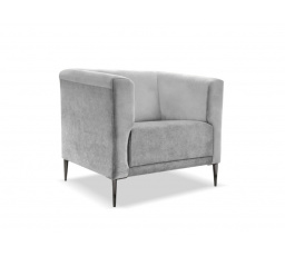 Křeslo TOLEDO Světle šedé, Vena 3