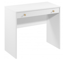 Psací stůl REL B1, Bílá/Zlatá