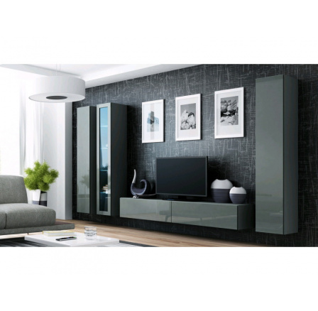 Obývací stěna VIGO 2 - šedá Obývací stěna VIGO 2 - šedá