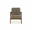Křeslo MILANO 1S, Olivový Castel 38/Tmavý Ořech