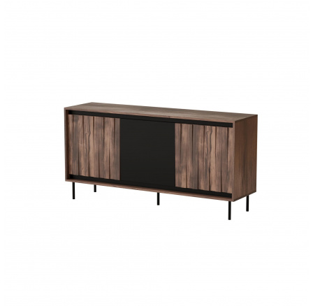 Komoda SWING KM-1, Ořech/Černá