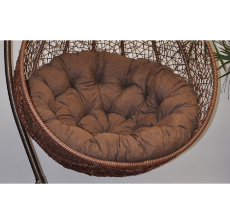 Polstr na závěsnou houpačku Imperia - hnědý melír Polstr na závěsnou houpačku Imperia - hnědý melír