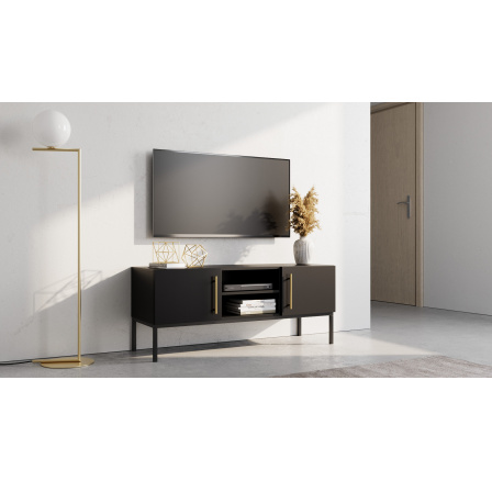Tv komoda LANZZI 120, Černý mat