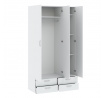 Šatní skříň BASIC 3D4S, Bílá