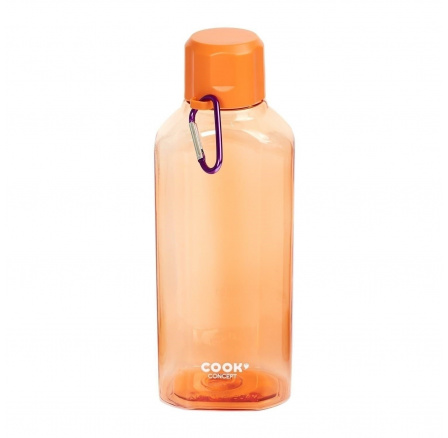 Láhev na vodu s karabinou oranžová Láhev na vodu s karabinou oranžová