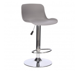 Barová stolička Inge šedá/ chromová