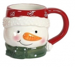Vánoční hrnek Sněhulák