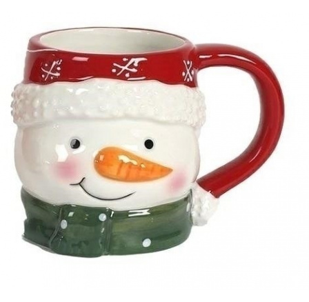 Vánoční hrnek Sněhulák