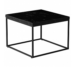 Konferenční stolek 60x60x45cm, mdf, mramor, CT-V2006 BK