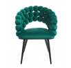 Židle velvet zelená K20-FXJG
