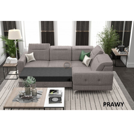 Rohová sedací souprava MALIBU 250X180 cm - volitelný odstín , pravá