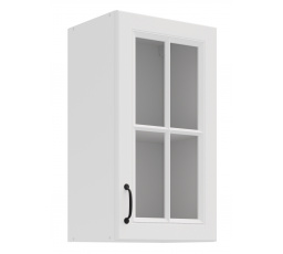 Horní skřínka STELLO - 40 GS-72 1F, Bílá/Bílá